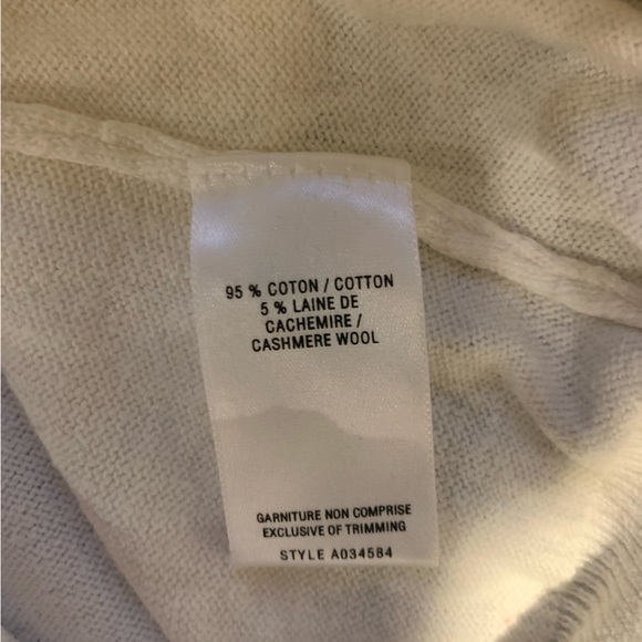 Jacob cream cotton cashmere turtleneck - Picture 3 of 4